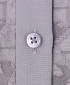 自由区 シアージオメトリックジャカードクロップド丈 ブラウス