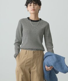 AMERICAN HOLIC バイパチクルーネックリブニットプルオーバー