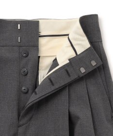 uncrave TRツイル ワイドトラウザー