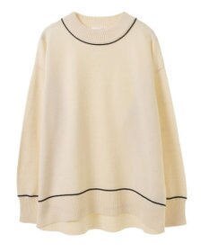 Green Parks もちやわモックネックニットプルオーバー