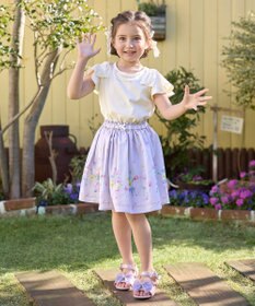 ANY KIDS パール リボン Tシャツ