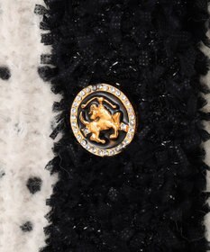 組曲 S 【組曲×setsuko sagittaire】サジテール釦ツイードニットジャケット