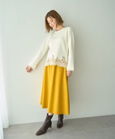 YECCA VECCA レースヘムニット