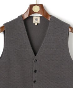 J.PRESS MEN 重ねて映える洗練レイヤード【ストレッチ / イージーケア】【FLEX YARN】ハイゲージ ニットベスト