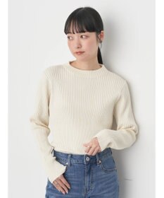 earth music&ecology 切り替えリブニットプルオーバー