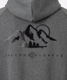 JOSEPH ABBOUD MOUNTAIN 【UNISEX】OG裏毛パイルエンブロイダリー パーカー