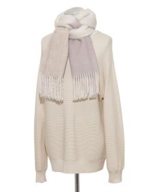 MOONBAT FURLA(フルラ）ウール100％ オンブレー チェックストール