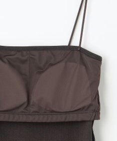 uncrave リブ キャミソール(カップ付き)