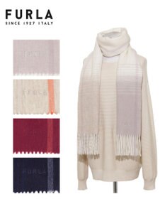 MOONBAT FURLA(フルラ）ウール100％ オンブレー チェックストール