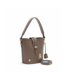 A.D.M.J. 【牛革】クラシックアニルブリロ/アールデコバケットトート18cm(ショルダーストラップ付)