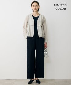 ICB 【先行予約・WEB限定カラーあり】 リヨセルナイロンワッシャー Vネックブルゾン