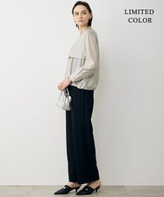 ICB 【先行予約・WEB限定カラーあり】 リヨセルナイロンワッシャー Vネックブルゾン