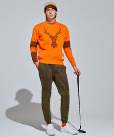 PW CIRCULUS 【イージーケア/軽量】【MEN】 DEER モチーフニット