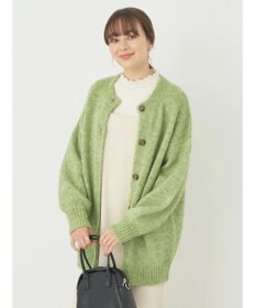 earth music&ecology ファンシーヤーンメランジカーディガン