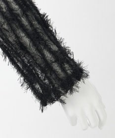 23区 【GOLD LABEL】フェザーチュール クルーネック カーディガン