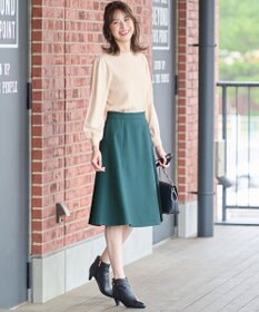 ANY SIS 【CICA加工】ケーブルポイント ニット