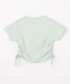 ANY KIDS 【洗濯機可能】ドロスト 裾リボンTシャツ