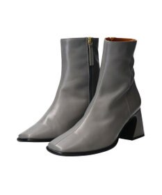 INTER-CHAUSSURES 【ANGEL ALARCON】フレアヒールセンターシームショートブーツ