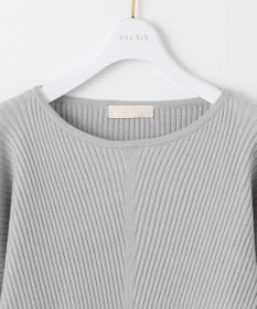 ANY SIS L 【洗える】アレンジRIB ニット