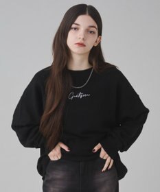 WEGO 【ユニセックス着用ITEM/SMLサイズ展開】アクセ付きワンポイントニットプルオーバー