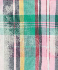 J.PRESS MEN 【J.PRESS ORIGINALS】India Madras Discharge Print Shirt