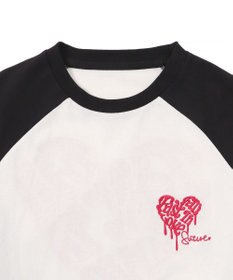 WEGO ラグランハートグラフィックT（LS）