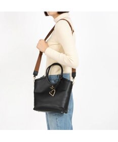 LANVIN en Bleu カリテ 2WAYハンドバッグ