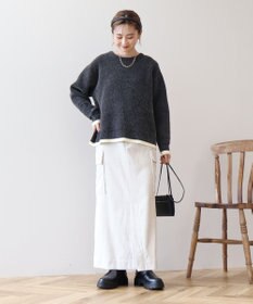 AMERICAN HOLIC バイカラーニットプルオーバー