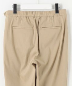J.PRESS LADIES 【洗える】セルロースリネンストレッチ テーパード パンツ