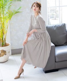 Tiaclasse 【洗える】プリーツワンピース