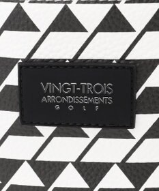 23区GOLF 【UNISEX】フラッグ総柄ボディバッグ　ラウンドにもタウンユースにも使える！