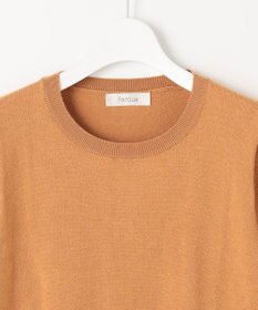 Feroux 【古畑星夏さん着用・アンサンブル】ロゴ刺繍入りケーブルアンサンブル ニット