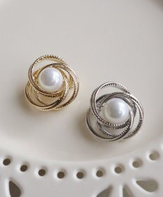 Tiaclasse サークルパールブローチ