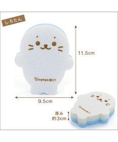 Mother garden しろたん 台所用 スポンジ 3個セット しろたん らっこいぬ らむね スポンジ