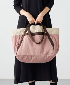 LA BAGAGERIE 【MONICA】ダブルハンドル　パッカブルビッグバッグ