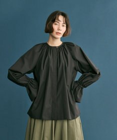 #Newans 【洗濯機可】フルギャザーブラウス