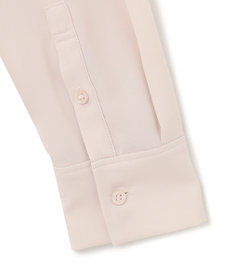 ICB 【人気のため新柄追加・洗える】Back Satin Amunzen キーネック長袖ブラウス