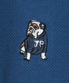 J.PRESS MEN 【Pennant Label】Garment Dyed Polo Shirt / Bulldog