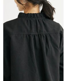 Green Parks スウェード調ギャザーブルゾン