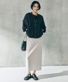 UNFILO L 【WEB限定カラー】スゴ機能美ニット Iラインスカート