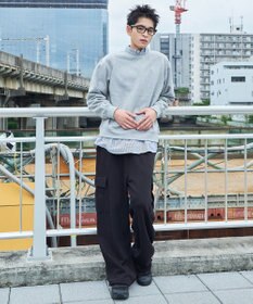 WEGO 【ウエストゴム/MLサイズ展開】ワイドカーゴスウェットパンツ