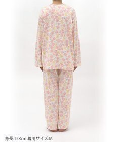 Wing パジャマ 綿100%(本体) スムース素材 長袖 長ズボン レディース EP6018 ウイング／ワコール