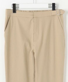 J.PRESS LADIES 【洗える】セルロースリネンストレッチ テーパード パンツ