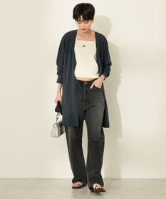 AMERICAN HOLIC ウォッシャブルVネックロングカーディガン