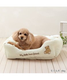 PET PARADISE ペットパラダイス くまちゃん クールカドラー 《mix柄》 角型 Ｍ