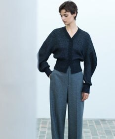 23区 【エステータ】ウールツイルジャージー ワイドパンツ