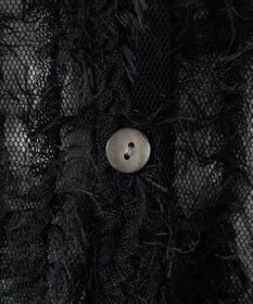 23区 【GOLD LABEL】フェザーチュール クルーネック カーディガン