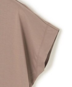 ICB L 【WEB限定・洗える】綿エステル天竺 へプラムカットソー