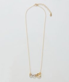 Phoebe 【金属アレルギー対応】ミックスループメタルネックレス　ゴールド　ニッケルフリー