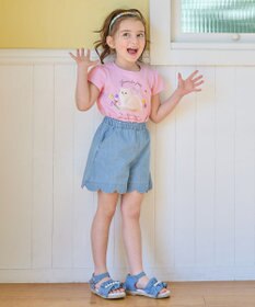 ANY KIDS フォトプリント ネコ Tシャツ